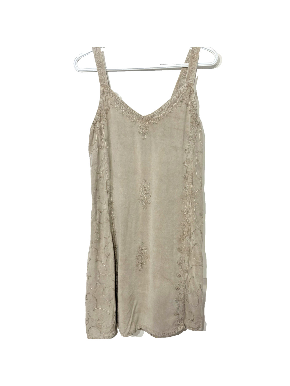 Mexicali Blues Mini Dress Women Sm Bohemian Coastal fairycore minimalist Earthy